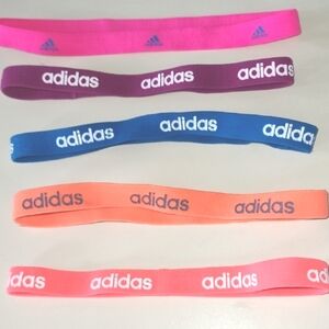 Adidas1 Headbands Set - Pink, Purple, Blue, Orange